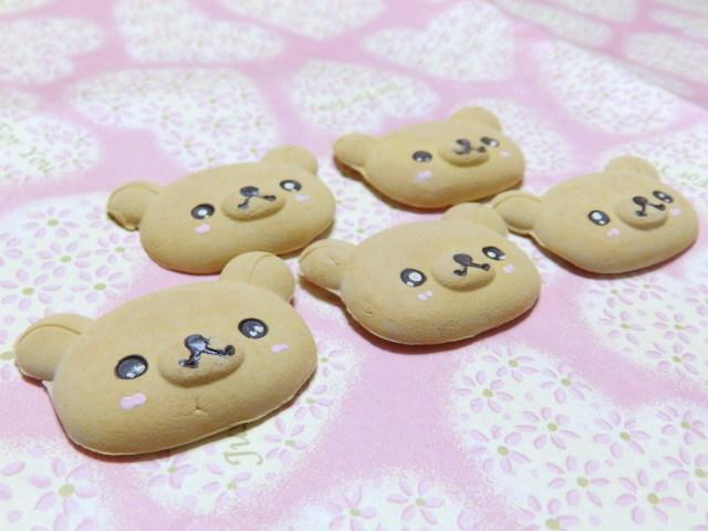 デコパーツ♪樹脂粘土 ふっくら キラキラ目クマさん パン 5個セット < 香水/コスメ/ネイル デコパーツ♪樹脂粘土 ふっくら キラキラ目クマさん パン 5個セット < 香水/コスメ/ネイルの