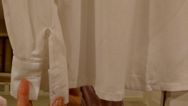 猫襟ブラウス 白 Мサイズ < 女性ファッション  猫襟ブラウス 白 Мサイズ < 女性ファッションの