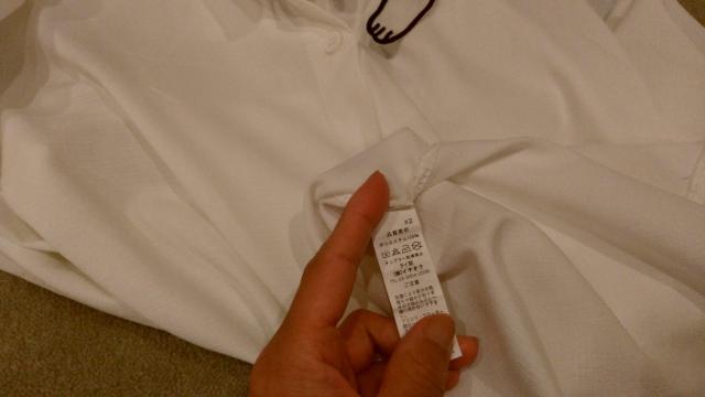 猫襟ブラウス 白 Мサイズ < 女性ファッション  猫襟ブラウス 白 Мサイズ < 女性ファッションの