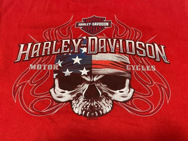 ハーレーダビッドソン スカル バー&シールド フロリダ 両プリ Tシャツ レッド 赤 Mサイズ 男女兼用 2015年製 アメカジ < 男性ファッション ハーレーダビッドソン スカル バー&シールド フロリダ 両プリ Tシャツ レッド 赤 Mサイズ 男女兼用 2015年製 アメカジ < 男性ファッションの