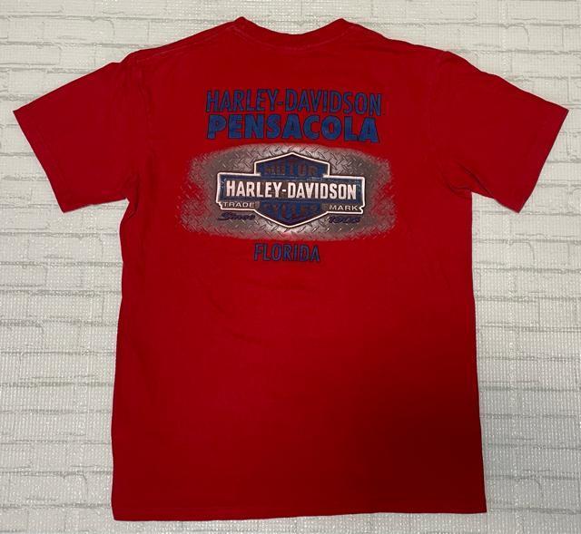 ハーレーダビッドソン スカル バー&シールド フロリダ 両プリ Tシャツ レッド 赤 Mサイズ 男女兼用 2015年製 アメカジ < 男性ファッション ハーレーダビッドソン スカル バー&シールド フロリダ 両プリ Tシャツ レッド 赤 Mサイズ 男女兼用 2015年製 アメカジ < 男性ファッションの