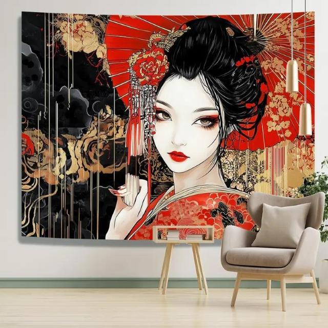 ����������2890�~��240�~180cm�̃G���K���g��3D�|�҃A�[�g�^�y�X�g���[ -�N�₩�ȓ��{���|���G�X�e���Ǒ����A�ԂƋ��̉ԕ� �� �C���e���A/���C�t�� 