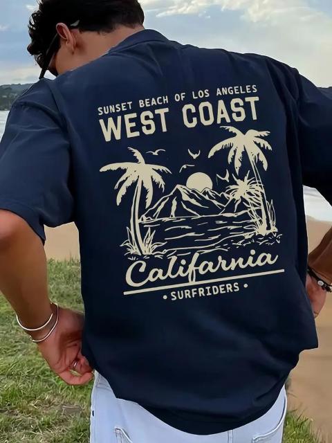爆ヤス価格990円★メンズ 半袖Tシャツ 西海岸 カリフォルニア サンセットビーチ USAサイズM(日本サイズXL相当)ネイビー < 男性ファッション 爆ヤス価格990円★メンズ 半袖Tシャツ 西海岸 カリフォルニア サンセットビーチ USAサイズM(日本サイズXL相当)ネイビー < 男性ファッションの