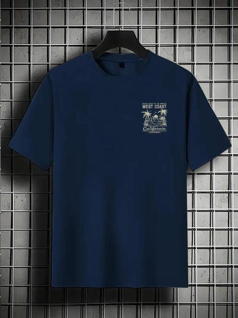 爆ヤス価格990円★メンズ 半袖Tシャツ 西海岸 カリフォルニア サンセットビーチ USAサイズM(日本サイズXL相当)ネイビー < 男性ファッション 爆ヤス価格990円★メンズ 半袖Tシャツ 西海岸 カリフォルニア サンセットビーチ USAサイズM(日本サイズXL相当)ネイビー < 男性ファッションの