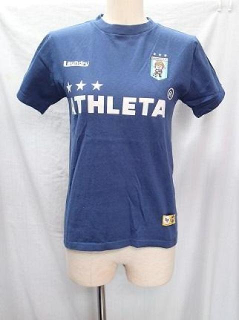 ��ATHLETA �~ Laundry  �R���{�^��100%�@���{���@�f�U�C���g�b�v�X�@T�V���c�^�l�C�r�[�^�T�C�YSS  �� �����t�@�b�V������ 