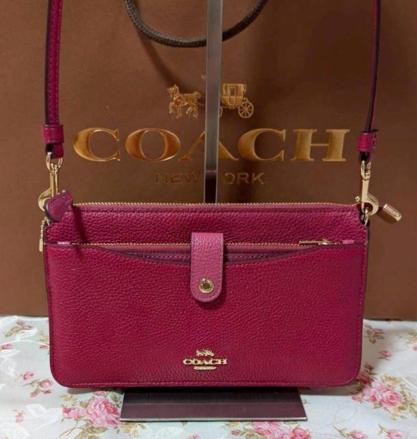 【COACH】ショルダーバッグ ショルダーウォレット 財布 ポシェット レザー 正規品 < ブランド 【COACH】ショルダーバッグ ショルダーウォレット 財布 ポシェット レザー 正規品 < ブランドの