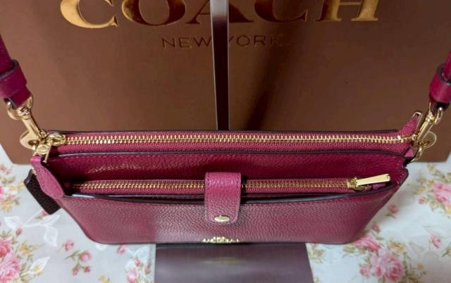 【COACH】ショルダーバッグ ショルダーウォレット 財布 ポシェット レザー 正規品 < ブランド 【COACH】ショルダーバッグ ショルダーウォレット 財布 ポシェット レザー 正規品 < ブランドの