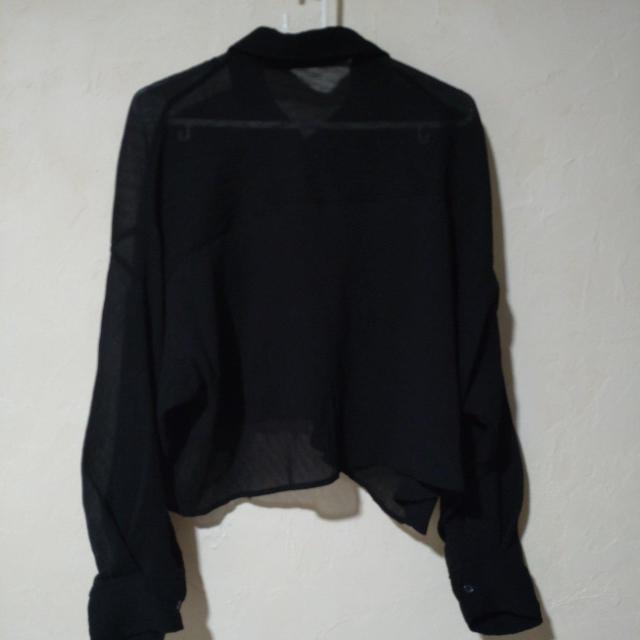 シワ加工長袖ブラウス < 女性ファッション シワ加工長袖ブラウス < 女性ファッションの