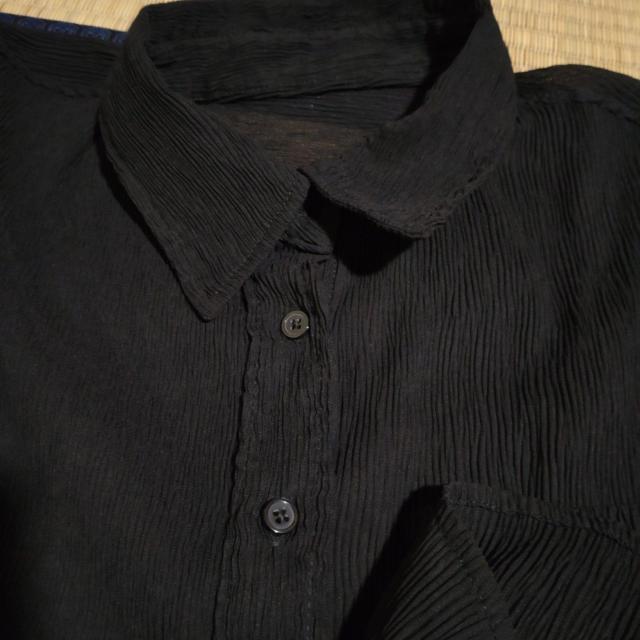 シワ加工長袖ブラウス < 女性ファッション シワ加工長袖ブラウス < 女性ファッションの