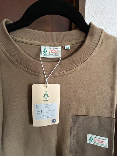 Mサイズ!高貴紳士的!ブランド品!WOODS FieId!長袖!Tシャツ!胸ポケット付き!新品タグ付き! < 男性ファッション Mサイズ!高貴紳士的!ブランド品!WOODS FieId!長袖!Tシャツ!胸ポケット付き!新品タグ付き! < 男性ファッションの