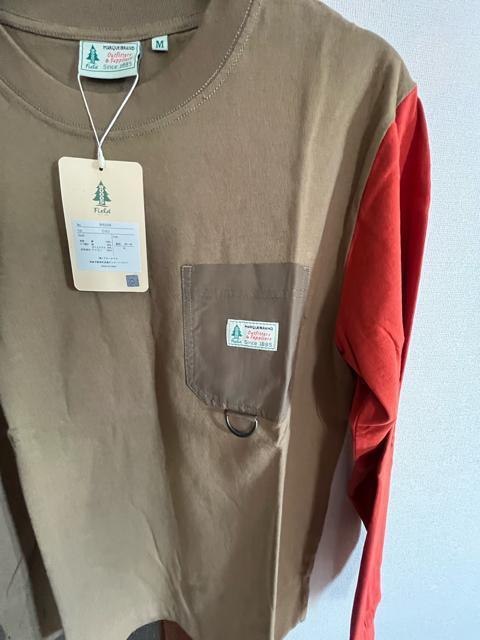 Mサイズ!高貴紳士的!ブランド品!WOODS FieId!長袖!Tシャツ!胸ポケット付き!新品タグ付き! < 男性ファッション Mサイズ!高貴紳士的!ブランド品!WOODS FieId!長袖!Tシャツ!胸ポケット付き!新品タグ付き! < 男性ファッションの