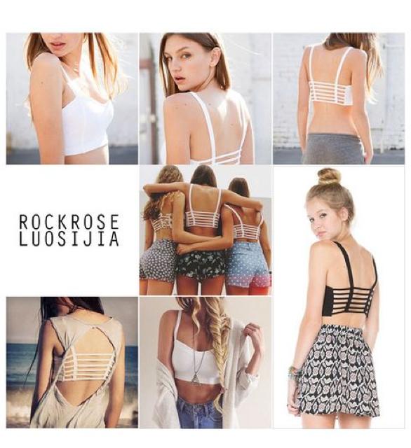 背中見せ セクシー ショート丈キャミソール ホワイト★新品 < 女性ファッション  背中見せ セクシー ショート丈キャミソール ホワイト★新品 < 女性ファッションの