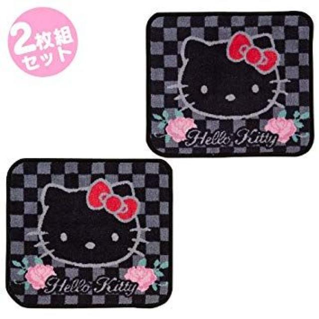 《New》キティちゃん★ローズ・リア用・すべり止め加工*カーマット<2枚組セット> < 自動車/バイク 《New》キティちゃん★ローズ・リア用・すべり止め加工*カーマット<2枚組セット> < 自動車/バイク