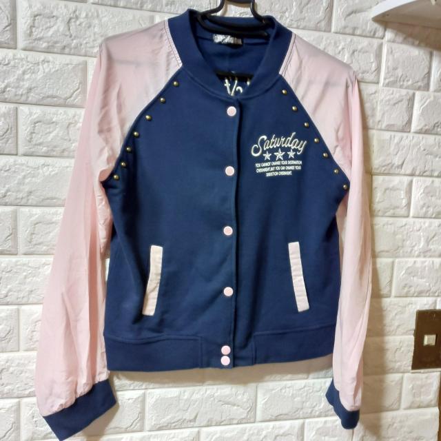 RED FOUR REAL★USED★バックスカルレースブルゾン/L < 女性ファッション  RED FOUR REAL★USED★バックスカルレースブルゾン/L < 女性ファッションの