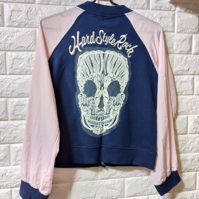 RED FOUR REAL★USED★バックスカルレースブルゾン/L < 女性ファッション  RED FOUR REAL★USED★バックスカルレースブルゾン/L < 女性ファッションの