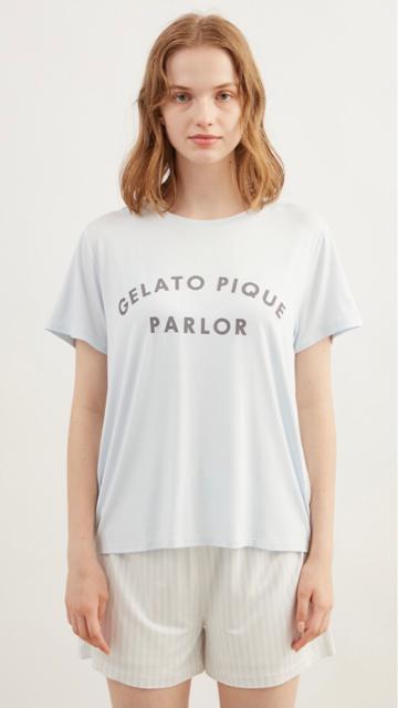 ジェラートピケ ワンポイントロゴTシャツ&ショートパンツ&巾着3点SET < ブランド  ジェラートピケ ワンポイントロゴTシャツ&ショートパンツ&巾着3点SET < ブランドの