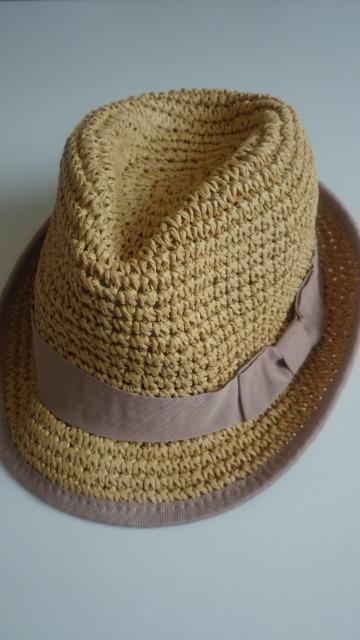 未使用★中折れストローハット★ペーパーハット★麦わら帽子★ < 女性ファッション 未使用★中折れストローハット★ペーパーハット★麦わら帽子★ < 女性ファッションの