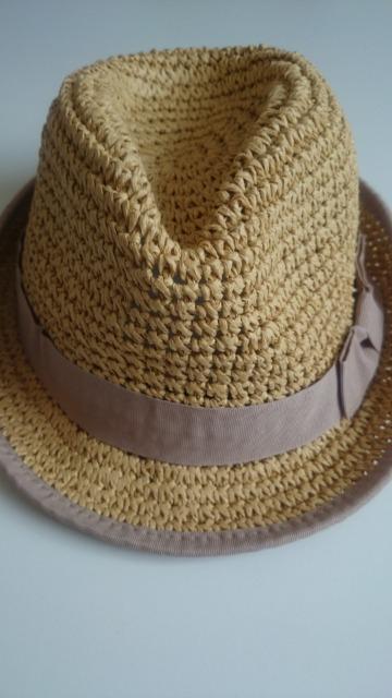 未使用★中折れストローハット★ペーパーハット★麦わら帽子★ < 女性ファッション 未使用★中折れストローハット★ペーパーハット★麦わら帽子★ < 女性ファッションの