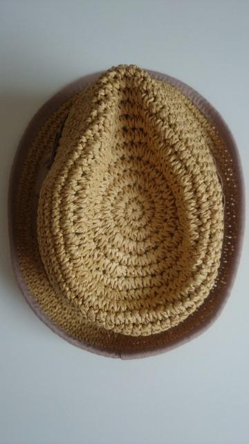未使用★中折れストローハット★ペーパーハット★麦わら帽子★ < 女性ファッション 未使用★中折れストローハット★ペーパーハット★麦わら帽子★ < 女性ファッションの