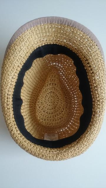 未使用★中折れストローハット★ペーパーハット★麦わら帽子★ < 女性ファッション 未使用★中折れストローハット★ペーパーハット★麦わら帽子★ < 女性ファッションの