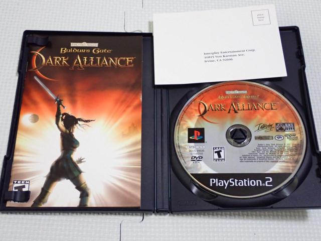 PS2BALDUR'S GATE DARK ALLIANCE CO kĔ  Q[{/\tg 