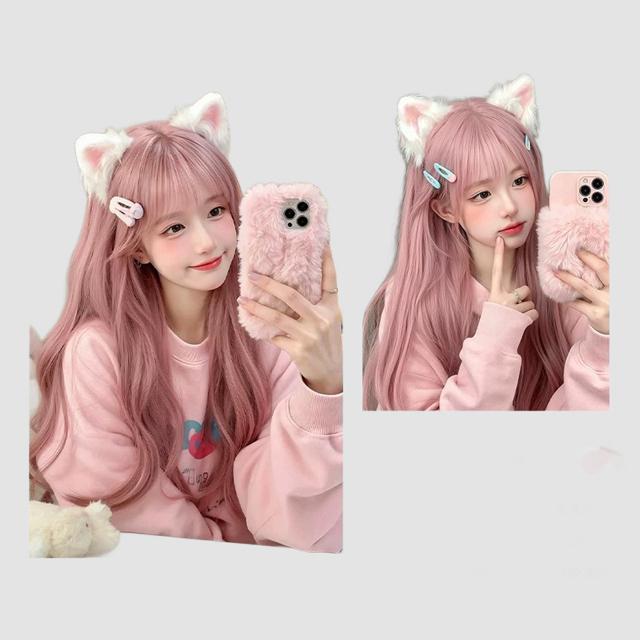 新品未使用リアルロングカールウィッグピンクグレープ < 女性ファッション 新品未使用リアルロングカールウィッグピンクグレープ < 女性ファッションの