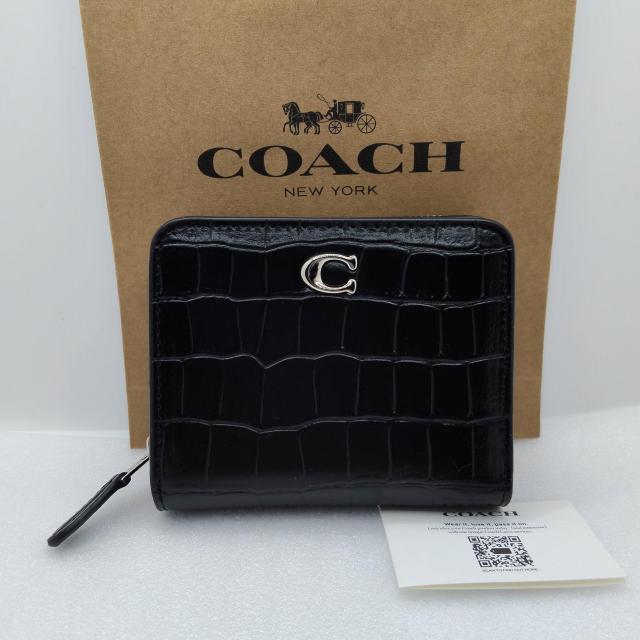 新品COACH長財布 ビルフォールド ウォレット クロコダイル柄押し型 エンボスドレザー < ブランド 新品COACH長財布 ビルフォールド ウォレット クロコダイル柄押し型 エンボスドレザー < ブランドの