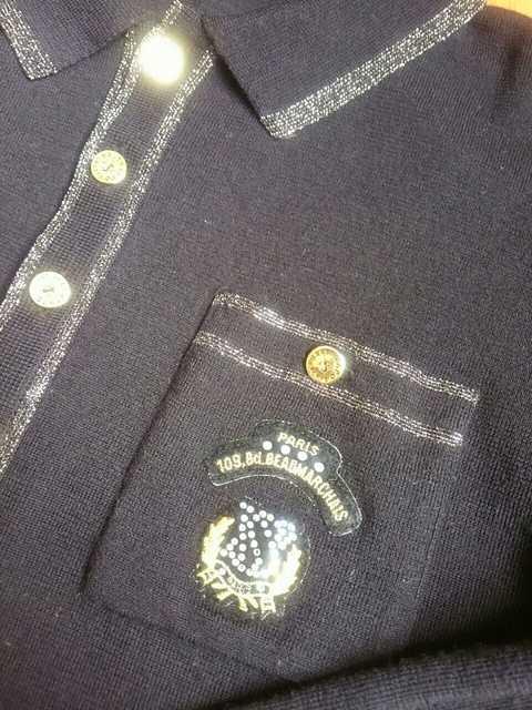 ☆美品☆バレンザ・ポー☆バレンザ・スポーツ☆黒ニットカットソー < 女性ファッション ☆美品☆バレンザ・ポー☆バレンザ・スポーツ☆黒ニットカットソー < 女性ファッションの