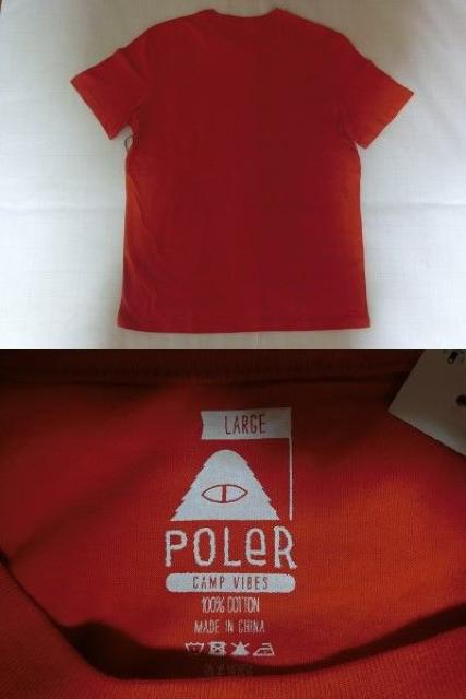 発祥の地OregonPortland【POLeR】 ポケット付ロゴプリントT US L < 男性ファッション  発祥の地OregonPortland【POLeR】 ポケット付ロゴプリントT US L < 男性ファッションの