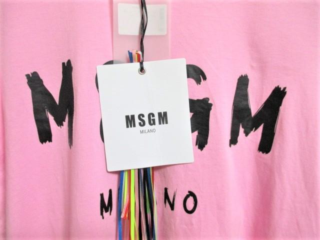 ☆MSGM エムエスジーエム ロゴ プリント Tシャツ/メンズ/XS/ピンク☆新品 < ブランド  ☆MSGM エムエスジーエム ロゴ プリント Tシャツ/メンズ/XS/ピンク☆新品 < ブランドの
