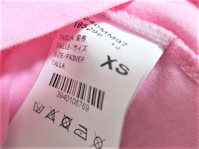 ☆MSGM エムエスジーエム ロゴ プリント Tシャツ/メンズ/XS/ピンク☆新品 < ブランド  ☆MSGM エムエスジーエム ロゴ プリント Tシャツ/メンズ/XS/ピンク☆新品 < ブランドの