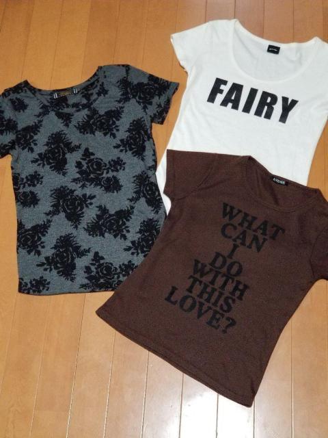 デザインTシャツ3点セット < 女性ファッション  デザインTシャツ3点セット  < 女性ファッションの
