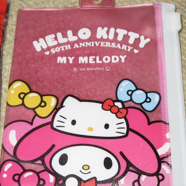 未使用☆サンリオキャラクターズ*チェーン付きファスナーケース(マイメロディ)ハローキティ50周年 < 女性ファッション  未使用☆サンリオキャラクターズ*チェーン付きファスナーケース(マイメロディ)ハローキティ50周年 < 女性ファッションの