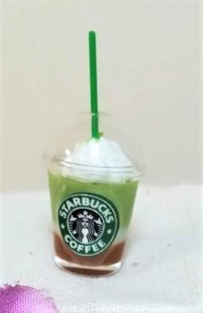 ミニチュア★スターバックス★抹茶&ミルクフラペチーノ★ドールハウスに★ < おもちゃ  ミニチュア★スターバックス★抹茶&ミルクフラペチーノ★ドールハウスに★ < おもちゃの