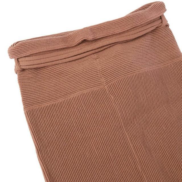 And A アンドエー ベルト付き ニット ロング スカート < 女性ファッション And A アンドエー ベルト付き ニット ロング スカート < 女性ファッションの