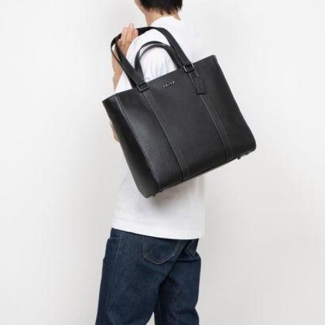 121000円★新品&正規品保証★コーチ ★ぺブルレザー★ダブル ハンドル トートバッグ黒 < ブランド  121000円★新品&正規品保証★コーチ ★ぺブルレザー★ダブル ハンドル トートバッグ黒 < ブランドの