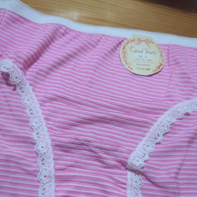 新品衣類 ピンクのボーダー柄 L < 女性ファッション  新品衣類 ピンクのボーダー柄 L < 女性ファッションの