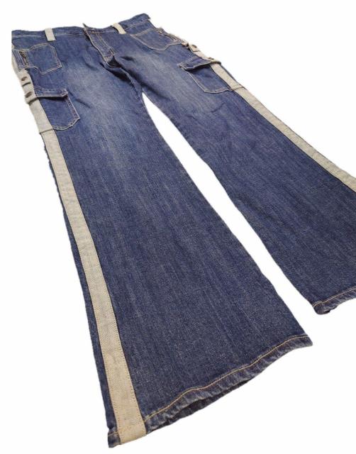 美品★カーゴパンツ★W86★デザインデニム★FtoF★ブーツカットデニム★ユニセックスデニム★ワークパンツ★可愛い★送料無料 < 男性ファッション 美品★カーゴパンツ★W86★デザインデニム★FtoF★ブーツカットデニム★ユニセックスデニム★ワークパンツ★可愛い★送料無料 < 男性ファッションの