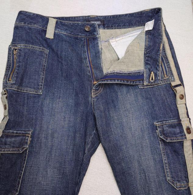 美品★カーゴパンツ★W86★デザインデニム★FtoF★ブーツカットデニム★ユニセックスデニム★ワークパンツ★可愛い★送料無料 < 男性ファッション 美品★カーゴパンツ★W86★デザインデニム★FtoF★ブーツカットデニム★ユニセックスデニム★ワークパンツ★可愛い★送料無料 < 男性ファッションの