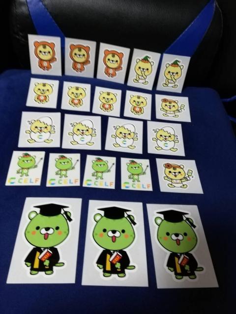 CELF(セルフ)キャラクターシール 22枚セット < ホビー CELF(セルフ)キャラクターシール 22枚セット < ホビーの