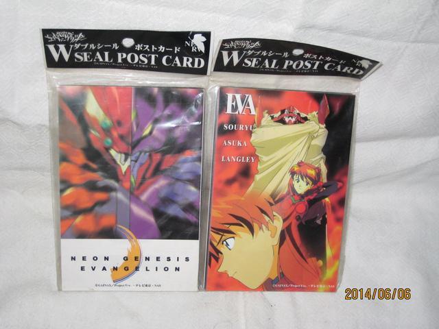 エヴァンゲリオン ダブルシール ポストカード 2パック < トレーディングカード  エヴァンゲリオン ダブルシール ポストカード 2パック  < トレーディングカードの