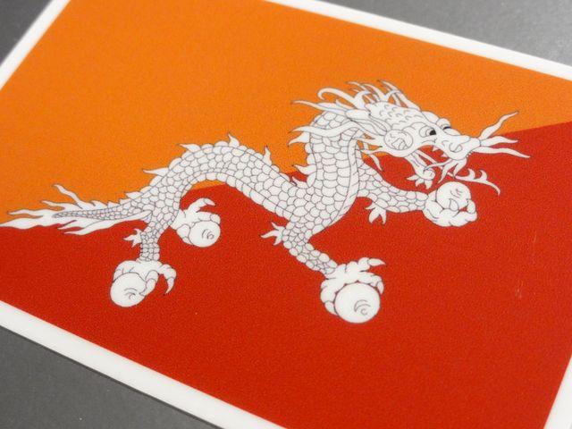1■ブータン国旗ステッカー1枚 シール ☆即買!■ < レジャー/スポーツ 1■ブータン国旗ステッカー1枚 シール ☆即買!■ < レジャー/スポーツの