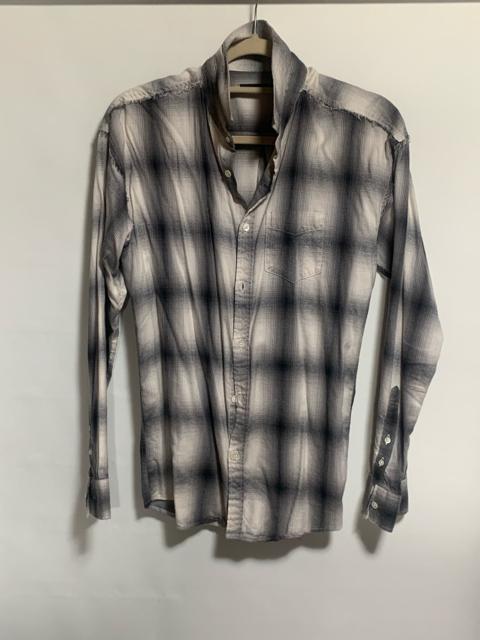 ドロップショルダーチェックシャツ GOSTAR DE FUGA フーガ < 男性ファッション  ドロップショルダーチェックシャツ GOSTAR DE FUGA フーガ  < 男性ファッションの