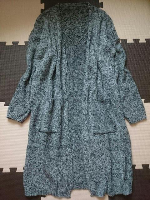 新品未使用☆ざっくりロングカーディガン★グレー☆ゆったり★バックスタイル◎ < 女性ファッション  新品未使用☆ざっくりロングカーディガン★グレー☆ゆったり★バックスタイル◎ < 女性ファッションの
