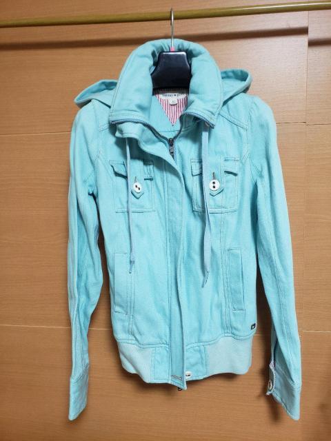 ☆美品☆tommy girl トミーガール☆薄い水色  ジャケット☆S < ブランド  ☆美品☆tommy girl トミーガール☆薄い水色  ジャケット☆S  < ブランドの