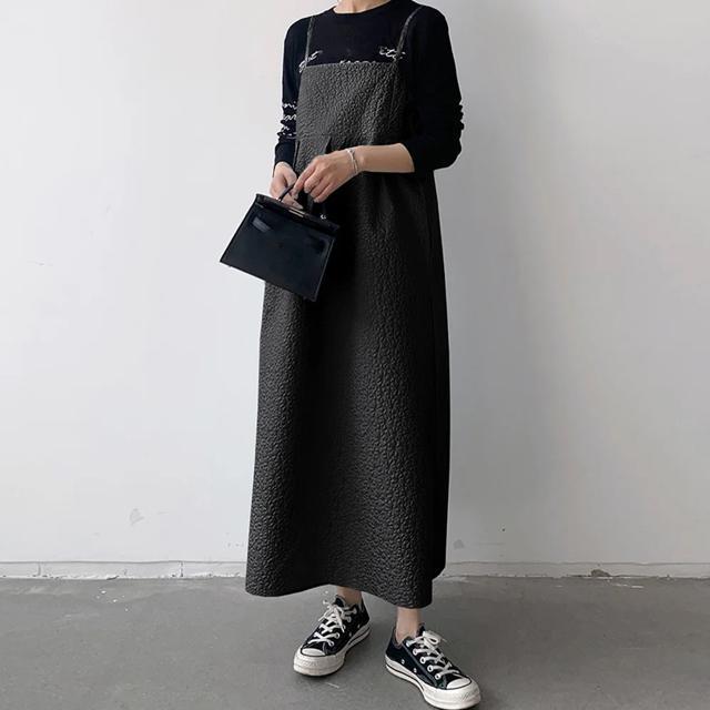 送料無料 新品 ジャガードウェーブキャミワンピース 韓国 < 女性ファッション  送料無料 新品 ジャガードウェーブキャミワンピース 韓国 < 女性ファッションの