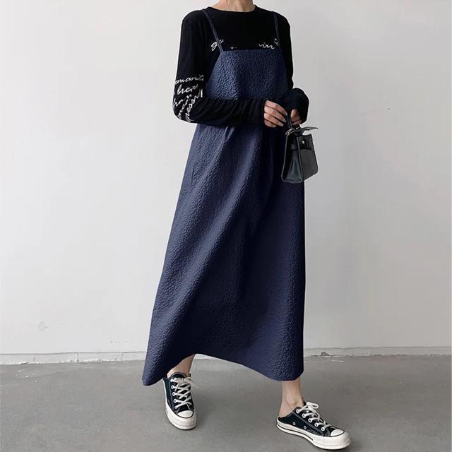 送料無料 新品 ジャガードウェーブキャミワンピース 韓国 < 女性ファッション  送料無料 新品 ジャガードウェーブキャミワンピース 韓国 < 女性ファッションの