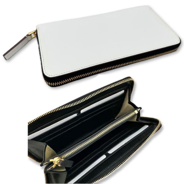 新品マルニ レザー ラウンドファスナー長財布 白 MARNI < ブランド 新品マルニ レザー ラウンドファスナー長財布 白 MARNI < ブランドの