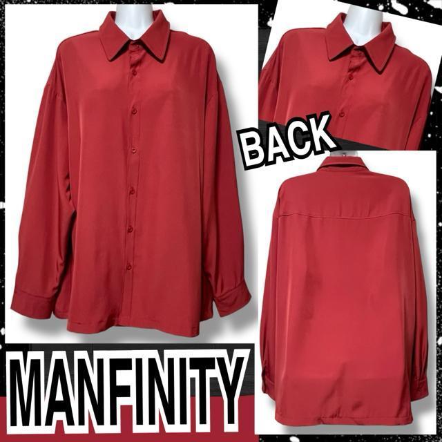 【新品/MEN'S】シンプル☆カラーシャツ/レッド < 男性ファッション  【新品/MEN'S】シンプル☆カラーシャツ/レッド  < 男性ファッションの