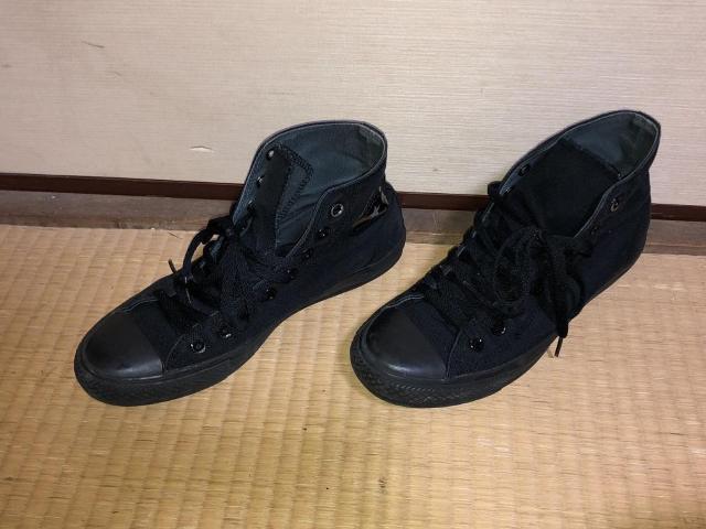 良好!コンバース CONVERSE ハイカット オールブラック 26.0p < 男性ファッション 良好!コンバース CONVERSE ハイカット オールブラック 26.0p < 男性ファッションの